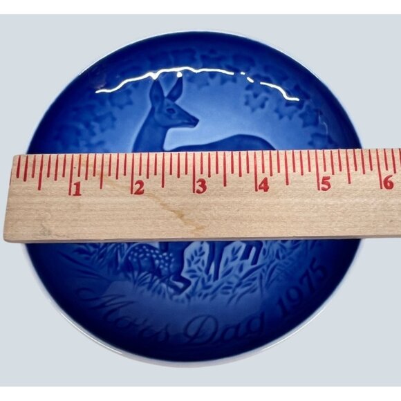 Bing & Grondahl 1975 Mors Mother's Day Doe Deer with Fawns Collector Plate 9375 - Picture 4 of 4